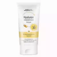 Medipharma Cosmetics Hyaluron Sonnenpflege Körper Lsf 30