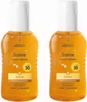 Medipharma Cosmetics Sonne Schutz & Bräune Bronze Lsf 30 2 X 200 ml Pumpspray