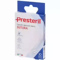 Medipresteril Sanftes Nahtpflaster Vlies 3x75mm 10 Stück Medi Presteril