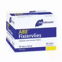 Meditrade Abe Fixiervlies,selbstklebend 10 cm X 10 M,1 stk Pkg