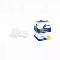 Beesana Mullkompresse, ohne Röko, Steril, 12 Fach, 5 X 5 Cm, 1 Packung = 30 X 5 Stück