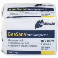 Beesana Vlieskompresse 6fach 10 X 10 cm Unsteril