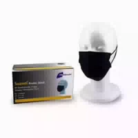 Meditrade Medizinische Schutzmaske Typ Ii Protec Black, 3 Lagig Box = 50 Stück 50 st