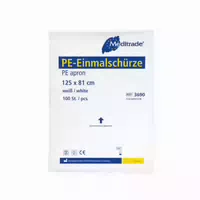 Meditrade Pe Einmalschürze in Weiß