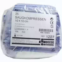 Saugkompressen 10x10 Cm Unsteril 1227 25 St Kompressen