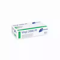 Meditrade Vinyl 2000 Pf Untersuchungshandschuhe Transparent Gr m 100 st