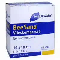 Vlieskompressen Steril 10x10 Cm 6fach 25x2 St