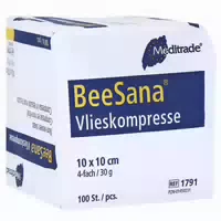 Vlieskompressen Unsteril 10x10 Cm 4fach