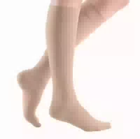 Mediven Elegance Ccl2 Ad Kompressionsstrümpfe Kurz 34 38 cm mit Trikotabschlussrand