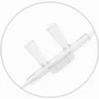 Medline Sauerstoffbrille mit Gebogenen, Trichterförmigen Nasenstutzen 2,1 m