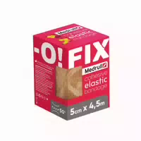Medrull Fix O Selbsthaftende, Elastische Bandage 5cm X 4,5m, Latexfrei, Hautfarben