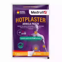 Medrull Hot Wärmepflaster 9 X 14cm mit Arnika und Teufelskralle