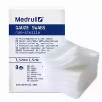 Medrull Mullkompressen 5 X 5 Cm, 8 Fach, 100 Stück