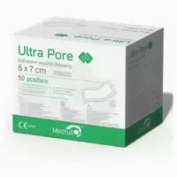 Medrull Steriler Wundverband 6x7 Cm Sterile Wundpflaster Ultra Pore Starke Klebekraft 50 St