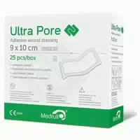 Medrull Steriler Wundverband 9x10 Cm Sterile Wundpflaster Ultra Pore 1 St