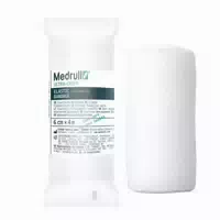 Medrull Ultra Crepp Elastische, Anpassungsfähige Bandage Fixierbinde Mullbinde 6cm X 4m | 10 st
