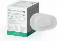 Medrull Ultra Pore Ocular Sterile, Ovale Augenpflaster Augenkompressen 5,7 X 8,2 Cm, Sensitive
