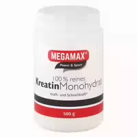 Megamax Kreatin 100 % Rein, Vegan 125 g