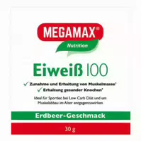 Megamax Basic & Active Eiweiß 100 Erdbeer Geschmack
