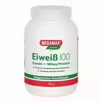 Megamax Basic & Active Eiweiß 100 Cappuccino Geschmack