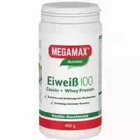 Megamax Eiweiß 100 Casein Whey Protein 400 G Pulver