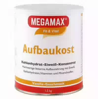 Megamax Fit & Vital Aufbaukost Kohlenhydrat Eiweiß Konzentrat Vanille Geschmack