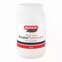 Megamax Kreatin 100 % Rein, Vegan 1000 G