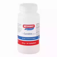 Megamax l Carnitin 500 mg Tabletten 30 st Tabletten