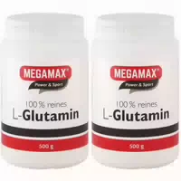 Megamax Power & Sport l Glutamin 100% Rein
