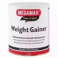 Megamax Power & Sport Weight Gainer Kohlenhydrat Eiweiß Konzentrat Schoko Geschmack