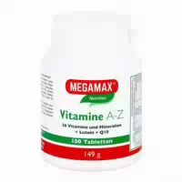 Megamax Vitamine A Z Q10 Lutein 100 Tabletten