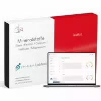 Meinlabtest Mineralstofftest – Bluttest für zu Hause Eisen, Magnesium, Calcium, Natrium