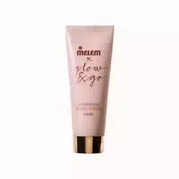 Melem Glow&go Dark Bodylotion – Feuchtigkeitspflege mit Glow Effekt für Dunklere Hauttöne