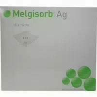 Melgisorb Ag Verband 15x15 Cm 10 St Verband