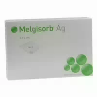 Melgisorb Ag Verband 5x5 cm