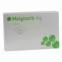 Melgisorb Ag Verband 5x5 Cm 10 St Verband