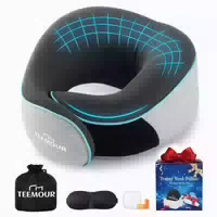 Memory Foam Reisekissen Nackenkissen mit 360 Grad 1 st