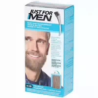 Just For Men Brush Bürste mit Color Gel Farbe: Hellbraun