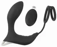 „rc Prostata Vibrator Mit Penis Und Hodenring“