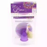 Menstruationstasse Me Luna Classic Größe M Violett
