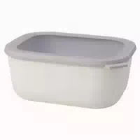 Mepal Multischüssel Cirqula Rechteckig 500 ml Nordic White