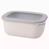 Mepal Multischüssel Cirqula Rechteckig 1500 ml Nordic White