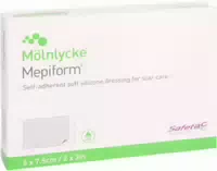Mepiform 5x7,5 cm Verband 5 st Verband