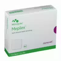 Mepilex 5x5 cm Schaumverband 5 st Verband
