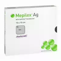 Mepilex Ag Schaumverband 10x10 Cm Steril 10 St