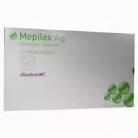 Mepilex Ag Schaumverband 10x20 cm Steril 5 st