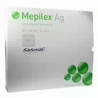 Mepilex Ag Verband 20x20cm Steril