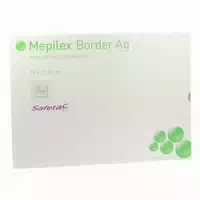 Mepilex Border Ag Schaumverb 15x17,5 Cm Steril 5 St Verband