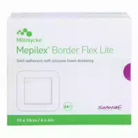 Mepilex Border Flex Lite Schaumverband 10x10 Cm Für Wundversorgung