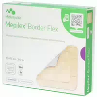 Mepilex Border Flex Schaumverb Haftend 7,5x7,5 cm 10 st Verband